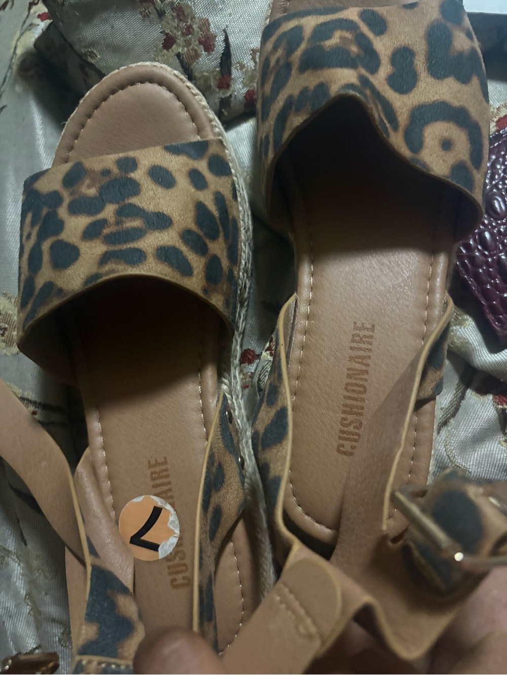 Leopard Print Espadrille Platform Sandals - Women - Picture 2 of 3
